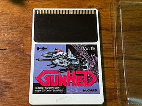 NEC PC Engine CoreGrafx II Console Bundle &ndash; Gunhed HuCard &ndash; Excellent