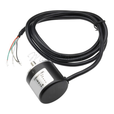 360/600P/R Rotary Encoder Photoelectric Incremental 5V-24V AB Two Phases Shaft
