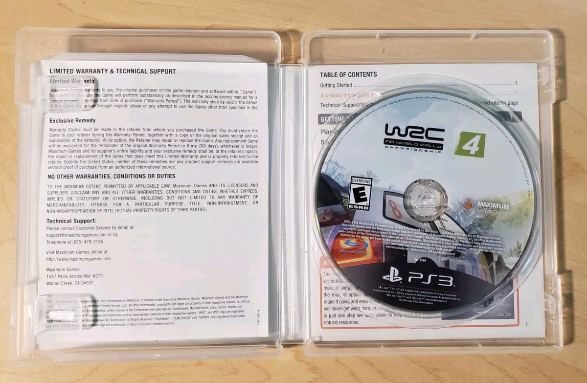 WRC 4: FIA World Rally Championship (Sony PlayStation 3