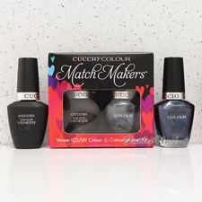 CUCCIO Veneer Match Makers - NANTUCKET NAVY 6049 Gel & Nail Lacquer Duo Kit