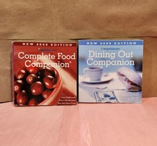 WEIGHT WATCHERS / WW 2009 Points COMPLETE FOOD  DINING OUT COMPANION 2 Book Set