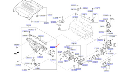 Kia Sportage QL MK4 Stellmotor Drallsteuerung 283812F600 NEU ORIGINAL