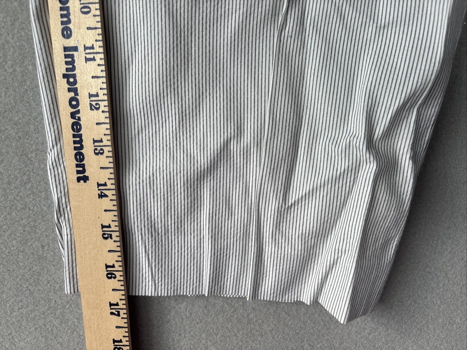 Pantalones Cortos Ann Taylor LOFT Mujer 8 Blanco Azul Rayas Marisa Bolsillos Bermudas 2833 Foto 4 de 4