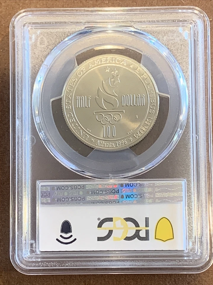 1996 S-Olympic Comm.- Swimming- PCGS- MS70- 127/0- Highly Collective - Image 2 of 3