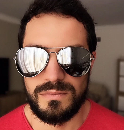 Aviator sales mirror glasses