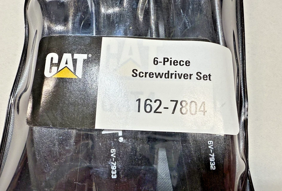 Conjunto de chaves de fenda CAT Caterpillar 162-7804 6 peças plástico rígido cabo estilo antigo - Imagem 3 de 4