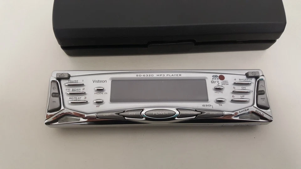 Vintage Car Radio Visteon SD 6310 CD MP3 Player Front Panel Detachable - Image 4 of 4