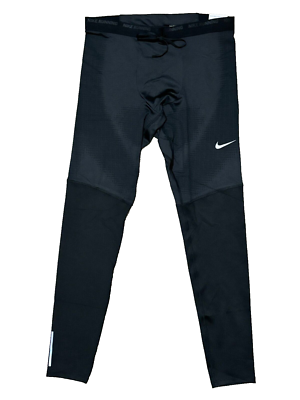 Nike Phenom Elite Dri-FIT Black Running Tights Pants Size Men's