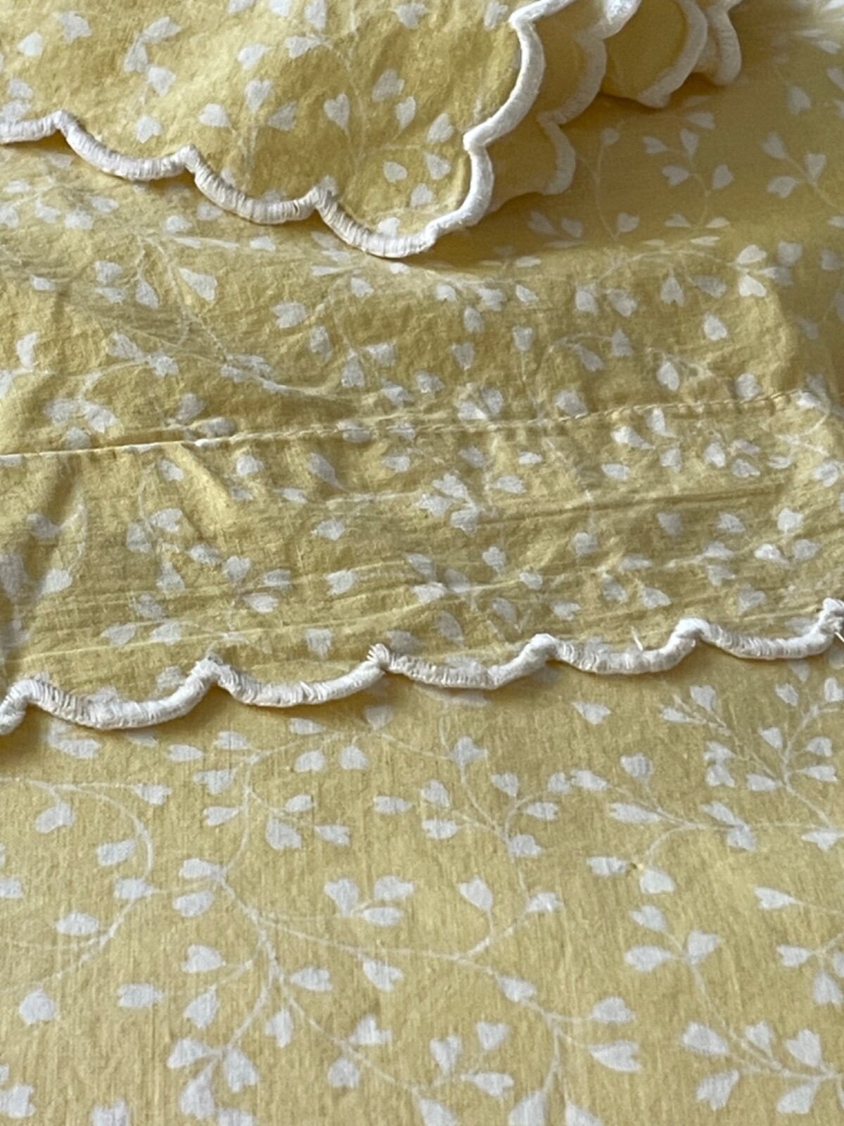 Double size cotton duvet cover with 2 square shams