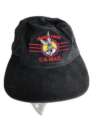 90s US Mail Bugs Bunny Snapback Cap Hat 