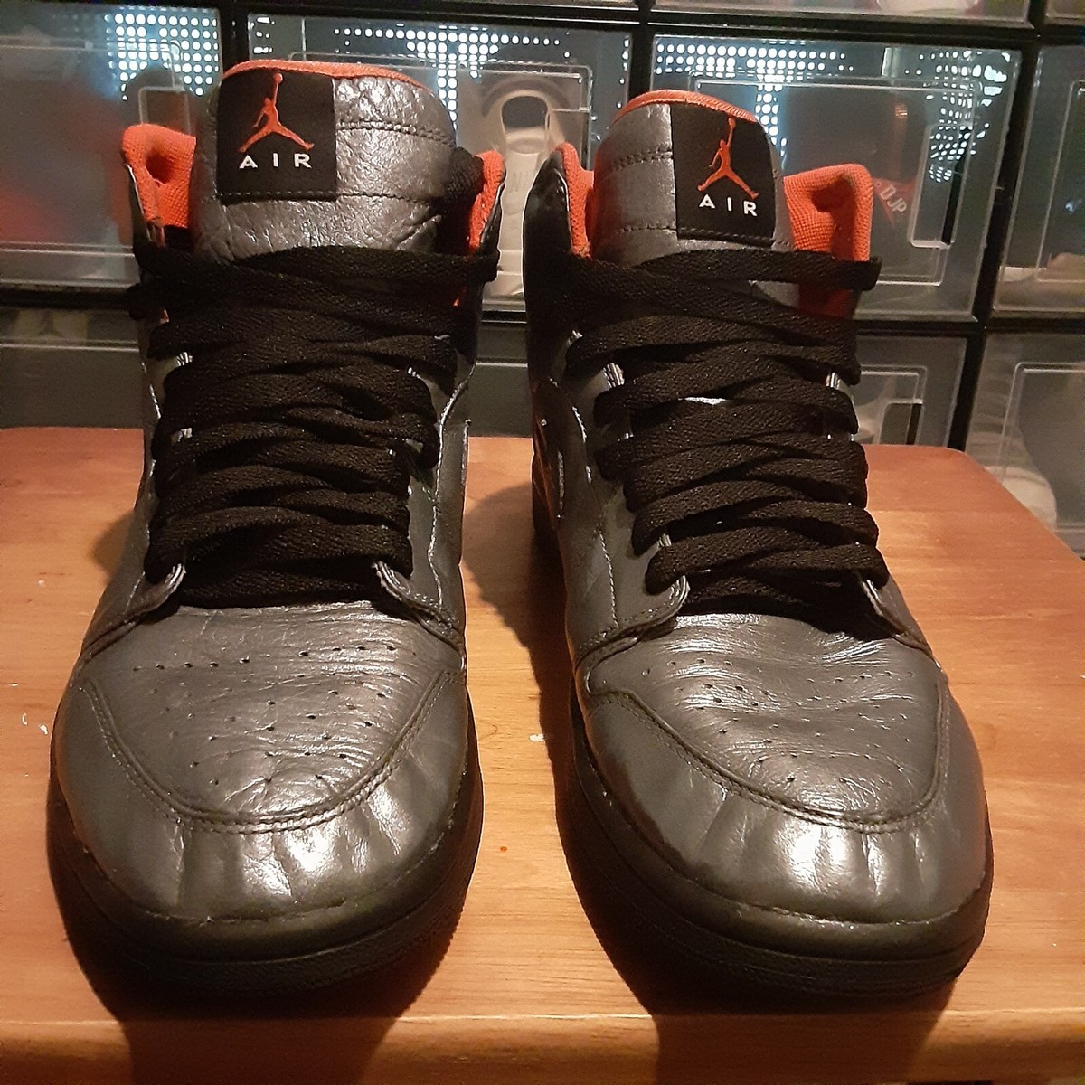 スニーカー Nike Air Jordan 1 Retro HiGH Premier 'Pewter' 2009 Air-Jordan-1-Retro-High-Pewter