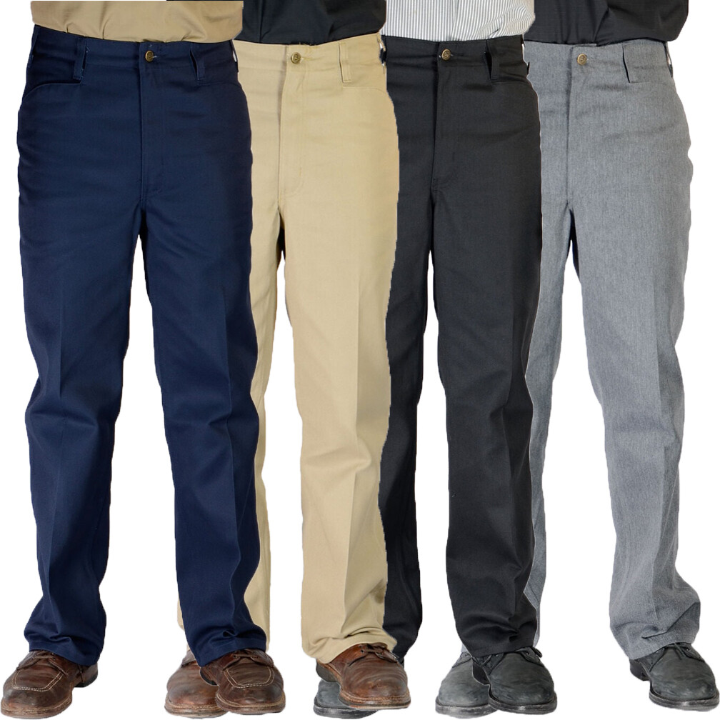 Ben Davis Work Pants Men Trim Fit Cotton Blend Heavy Weight Twill Pants