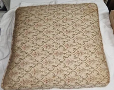 Vinage Heavy 21x21x6 Inch Sofa Pillows Cushions Antique Goose Down? Feathers ?