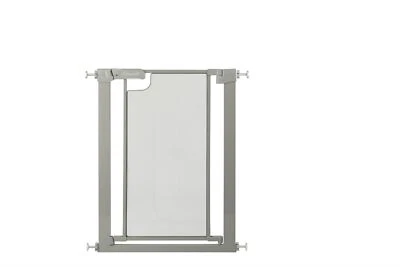 Callowesse Narrow Metal Mesh Child & Pet Safety Gate 62-69cm x H76cm - Ash