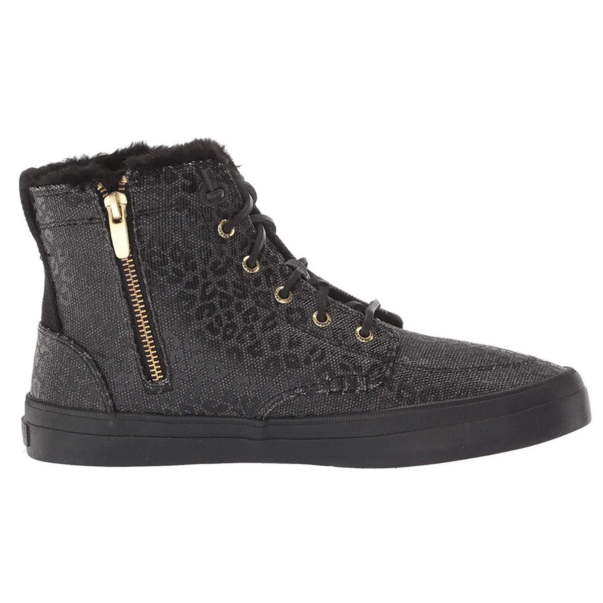 Womens black 2024 sperry sneakers