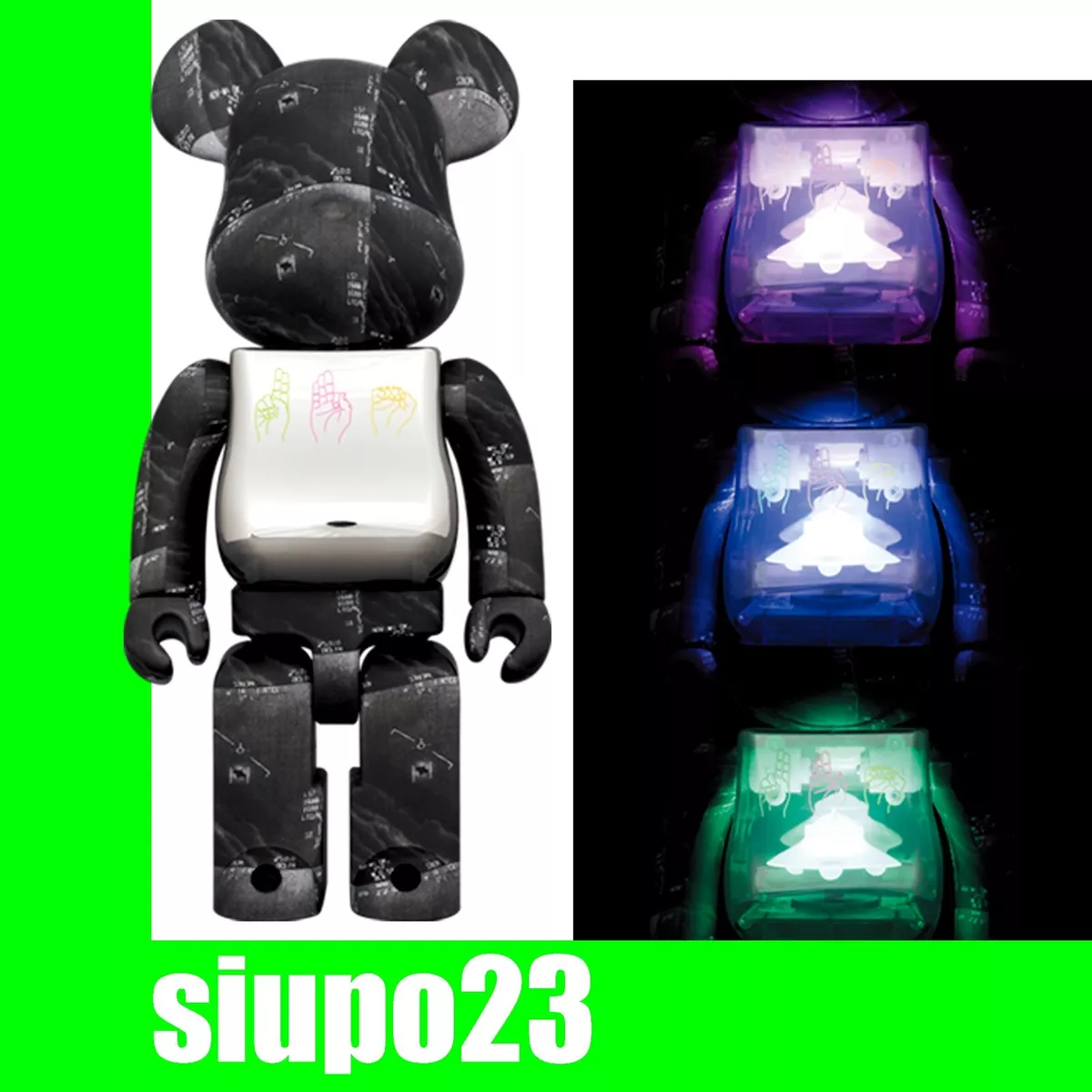 Medicom 400% Bearbrick ~ UFO Be@rbrick 3rd Version