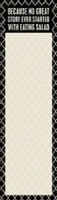 NEW~LIST NOTEPAD~BECAUSE NO GREAT STORY STARTED WITH A SALAD~Primitives By Kathy