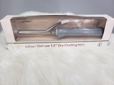 NEW Vintage 1980s Perfection Curling Iron 1/2 Inch With Box Tight Curls