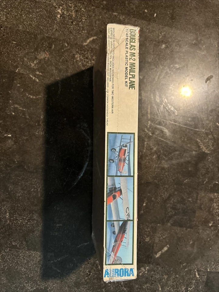 Aurora 1:48 Douglas M-2 Mailplane, Vintage Model Airplane Kit 775, NEW & SEALED - Image 2 of 4