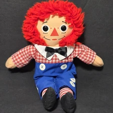 1987 Playskool Raggedy Andy Rag Boy Doll 12" Hasbro Plush Stuffed Animal Toy