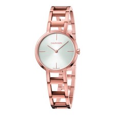 Montre Femme CK CALVIN KLEIN CHEERS K8N23646 Acier Gold Rose SWISS MADE
