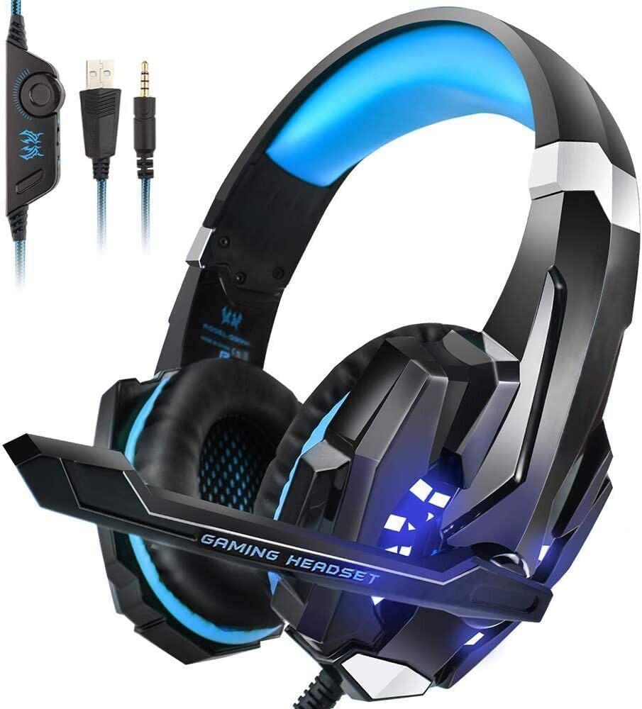 Gaming Headset with Mic For XBOX PS5 PS4 Switch PC 3.5MM Wired Headphone Laptop-image