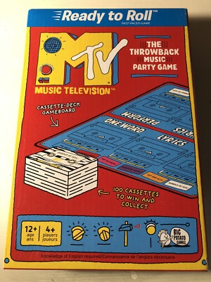 MTV The Throwback Music Party Game (2021) NEW Big Potato Ready to Roll Fast Pace