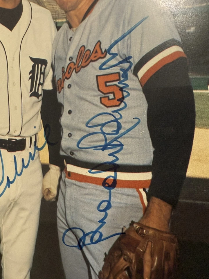 AL KALINE (Hof) / Brooks Robinson Dual Autograph 8x10 Photo - JSA Authenticated - Image 2 of 4