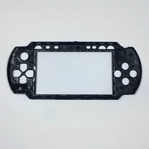PSP 1000 Faceplate Shell Housing Full Housing Case w/ Buttons - Black - Picture 3 of 6