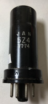 Tube Audio RCA 5V4GA Redresseur – NOS NIB De 1967 – Pour Ampli – Occasion Fonctionnel