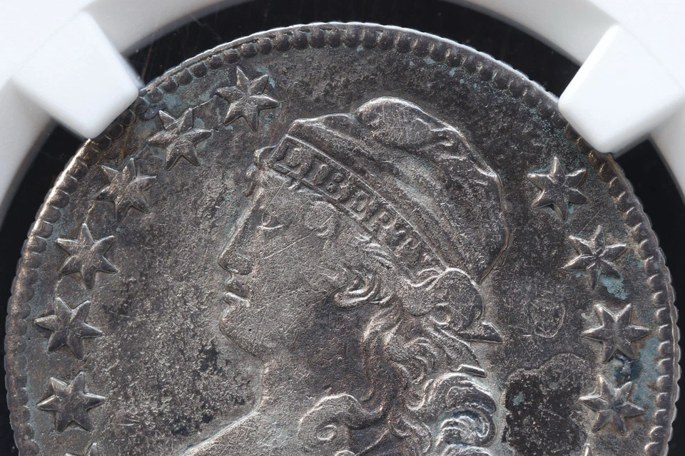 1819 Capped Bust Quarter 25C NGC XF Details • Mintage 144,000 • Corrosion - Image 4 of 4