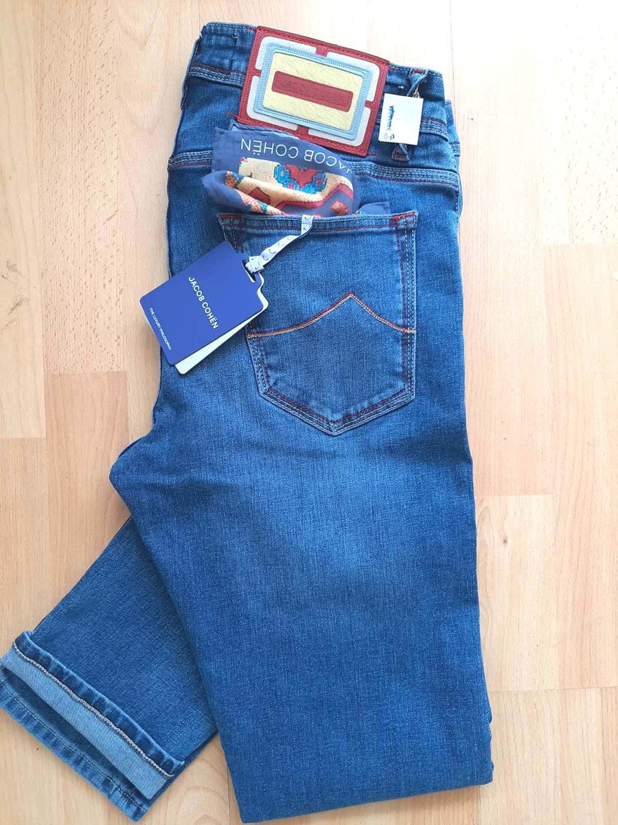 Jacob Cohen Jeans Size 34 Blue Model BARD 4109 Comf | eBay