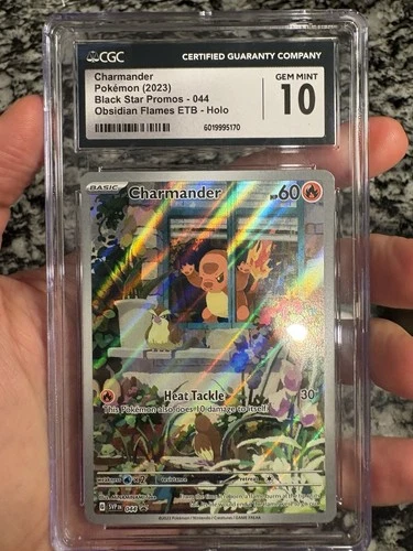 Charmander 044 Sv: Scarlet & Violet Promo Cards Holo CGC 10 💎 📈🔥