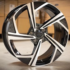 19" Golf R Jerez style Alloy Wheels - Gloss Black & Polished | VW Golf