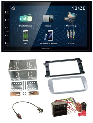 Kenwood 2DIN Bluetooth MP3 USB DAB Autoradio für Ford Galaxy C-Max Focus ab 2007 - Bild 1 von 4
