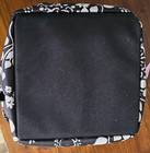 Retired Thirty-One Round Utility Bin Collapsible Organizing Tote Black White — photo 5