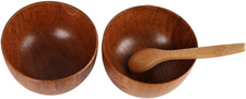 Montessori Teaching Aid Wooden Boys and Girls Scoop Hand-Polished Dinnerware