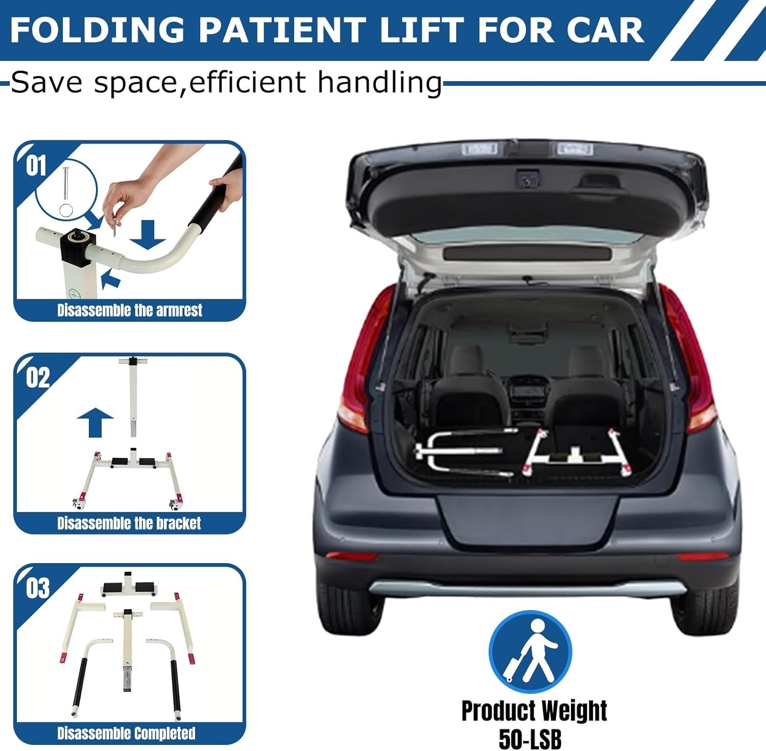 Patient Transfer Chair, Wheelchair to Car Transfer Devices, Sit to Stand Lift