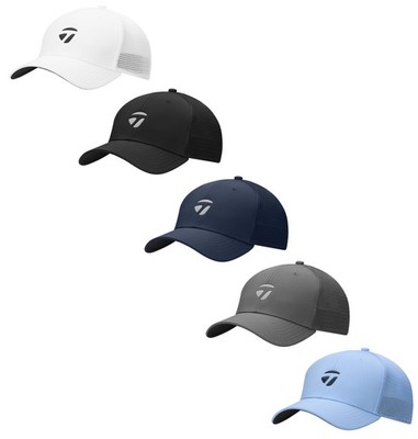 TaylorMade Mens Cage Performance Trucker Hat Fitted Golf Cap - New 2026