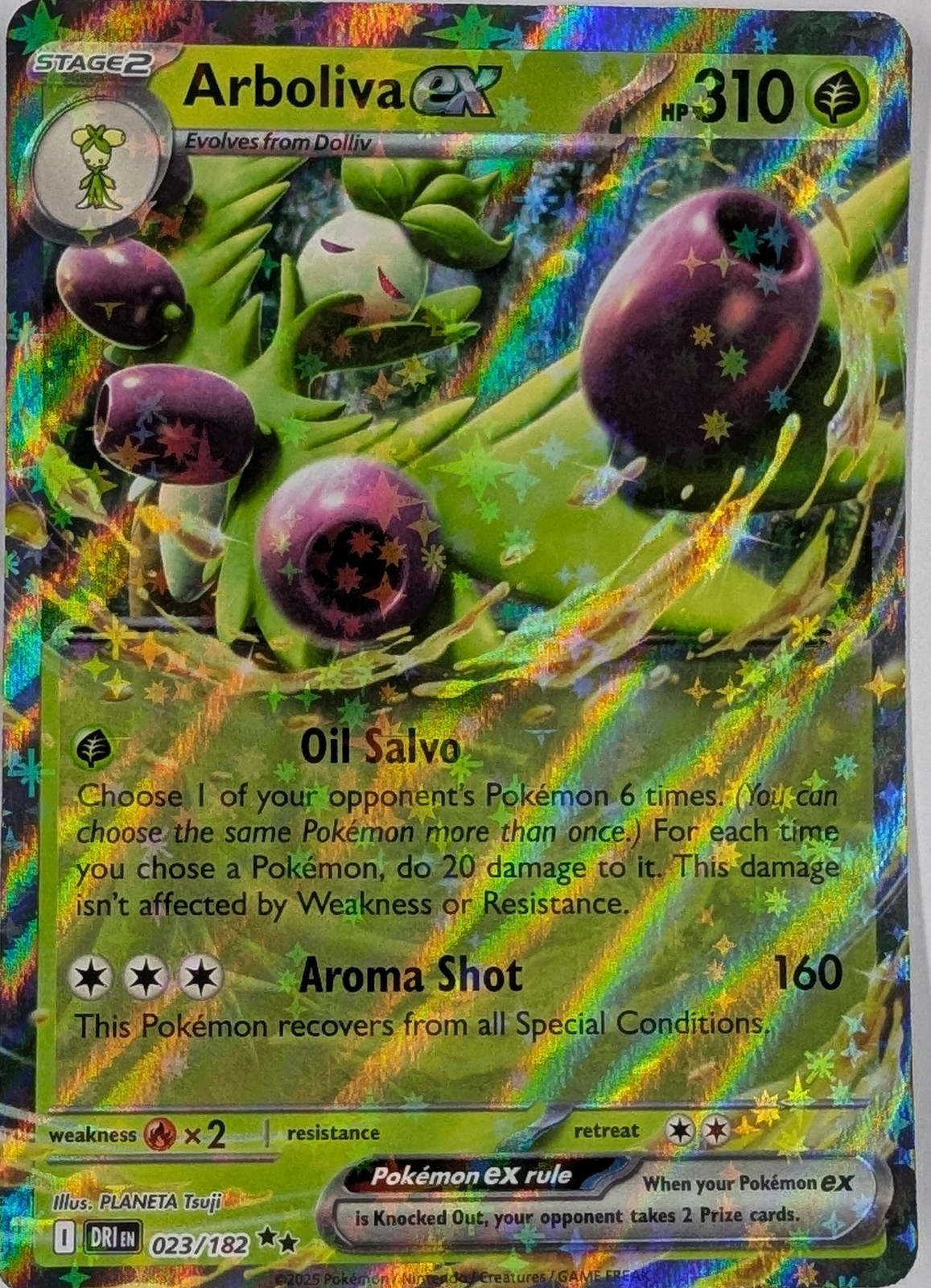 Arboliva ex Pokémon TCG Destined Rivals #23 ENG
