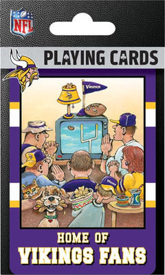 Adult Playing Cards - Officially Licensed NFL Minnesota Vikings 54 Card Deck