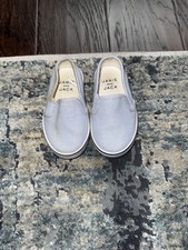Janie and Jack Kids Slip-On Sneakers - Light Blue