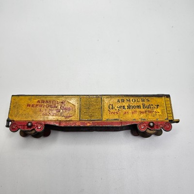 Vintage Tootsietoy Armour s Cloverbloom Butter Refrigerated Line Train Car USA