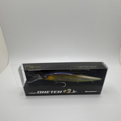 Megabass Vision Oneten +2 Jr. USA Crankbait Blue Yellow Clear 3/8oz 98mm