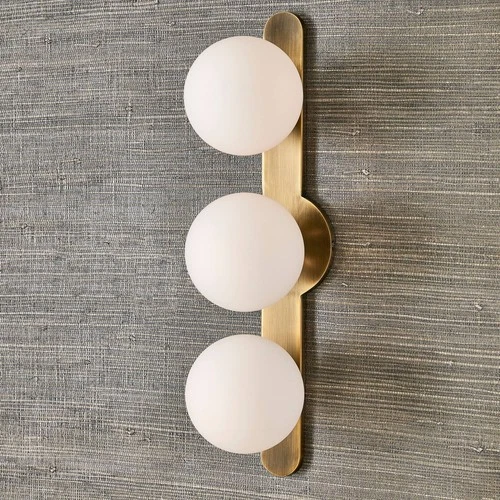 Uttermost Droplet 22" High Antique Brass 3-Light Wall Sconce - Picture 1 of 4