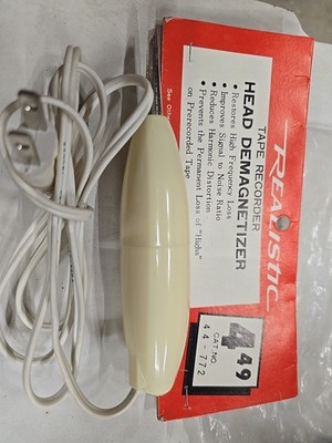 Vintage Realistic Tape Recorder Head Demagnetizer Cat.No 44-772 