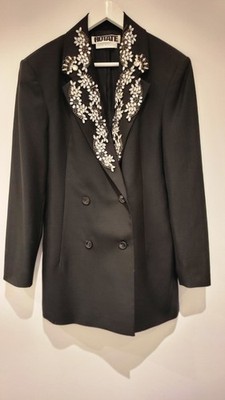 Rotate Birger Christensen Blazer Kleid  Longblazer Gr 40 Schwarz
