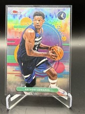 Anthony Edwards 2025-26 Topps Finest #158 Uncommon REFRACTOR Timberwolves 🔥