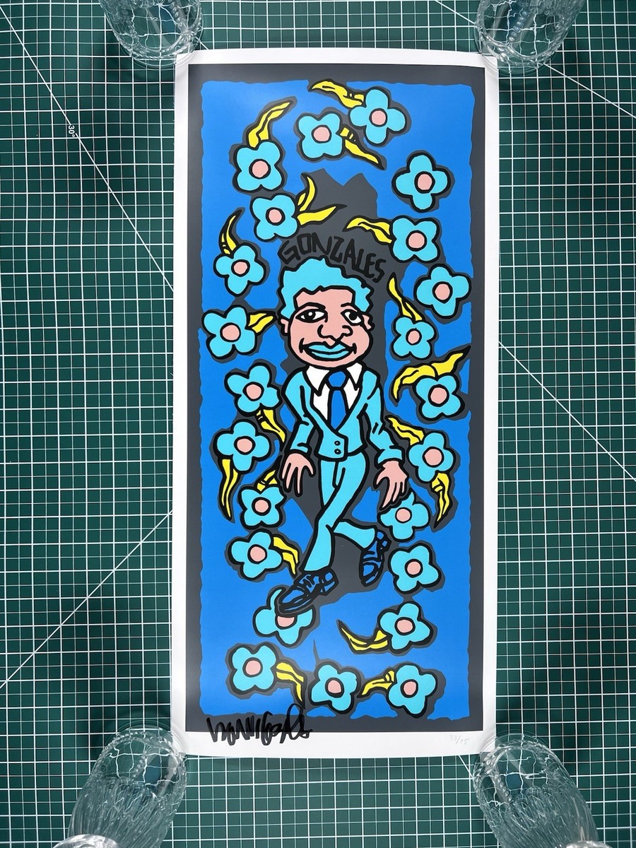 mark gonzales マークゴンザレス 原画 アート 額入　gonz Mark Gonzales マークゴンザレス GONZ オリジナル原画