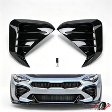 Front Bumper Vent Leftright Side For Kia Stinger 17-23 Pair Of Gloss Lh Rh